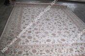 stock wool and silk tabriz persian rugs No.77 factory manufacturer